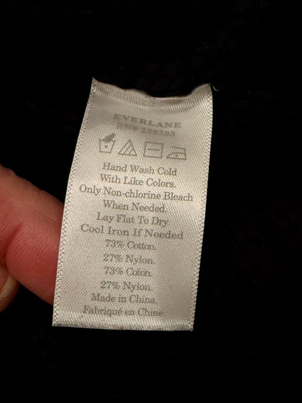 Everlane Chunky Cotton Sweater, size Small - Picture 4 of 4